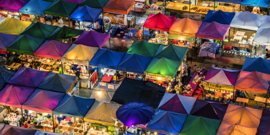 Marked i Bangkok