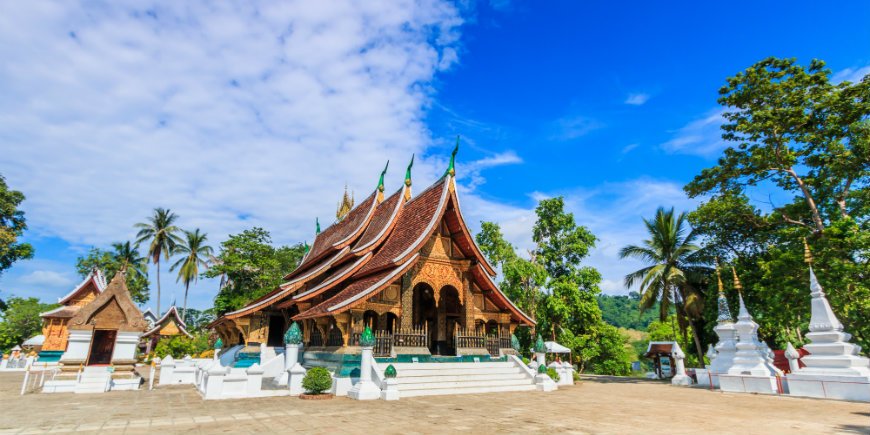 Wat Xieng Thong i Luang prabang Laos